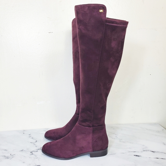 Michael Kors Suede Purple Boots - Picture 3 of 7